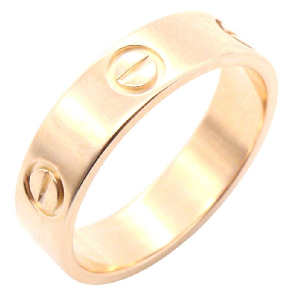 Cartier Love Ring K18 Pink Gold Jewelry